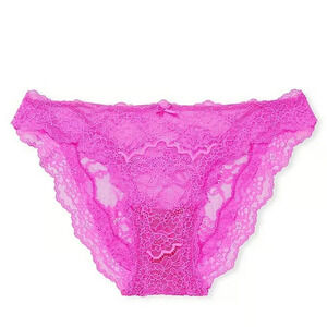 Victoria's Secret Dream Angels Pink Allure Shine Cheekini Panty Size XL